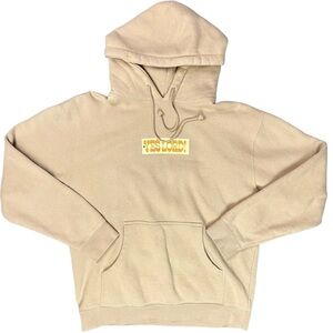 Midnight Organic Larry June Tan Yes Lord Hoodie